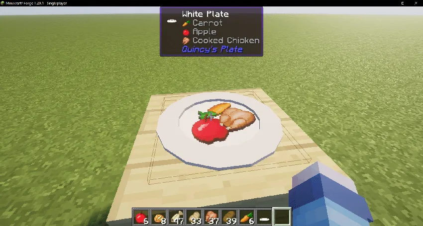 Quincy's Plate, Моды, Minecraft