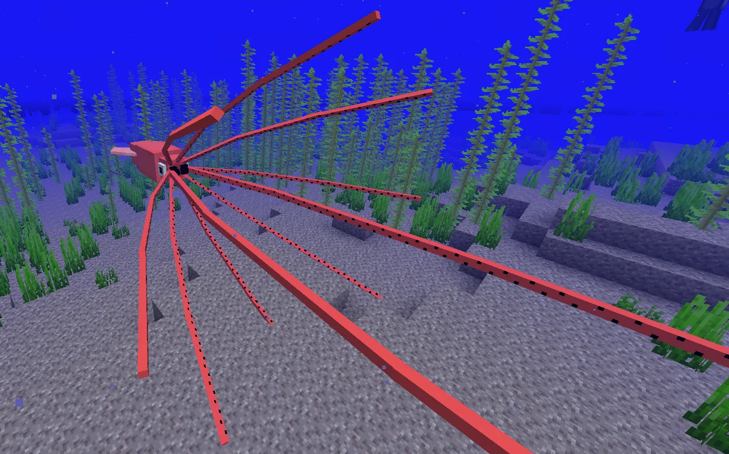 Yawcty's Giant Squids, Моды, Minecraft