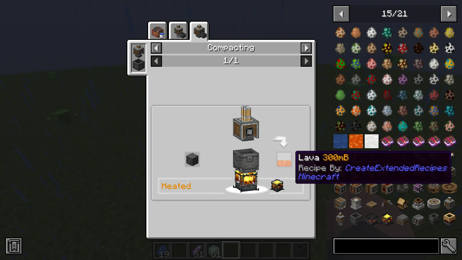 Create MMA, Моды, Minecraft