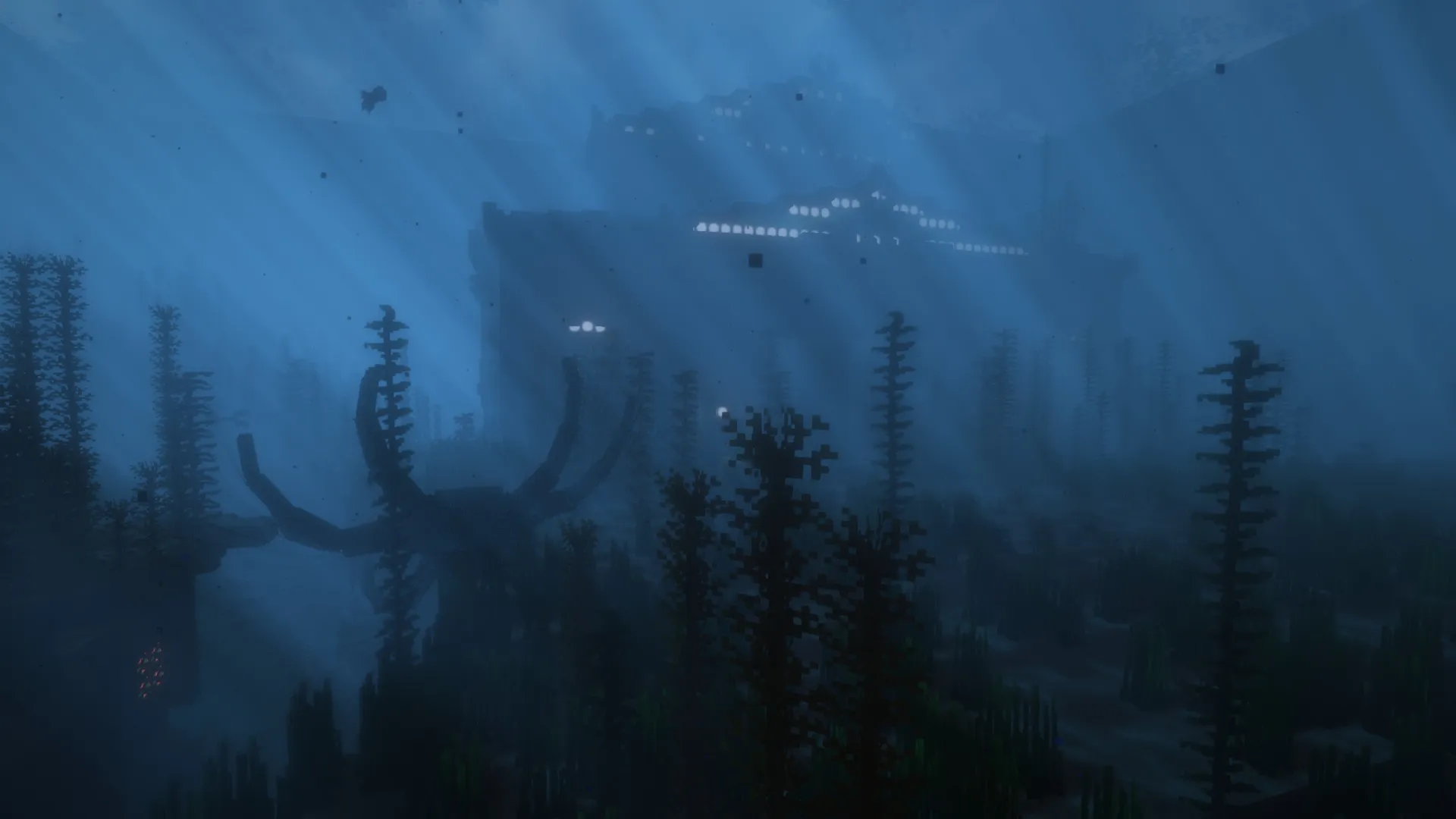 Over the Sea | Underwater Adventures! — скриншот 3 (Модпаки, Minecraft)