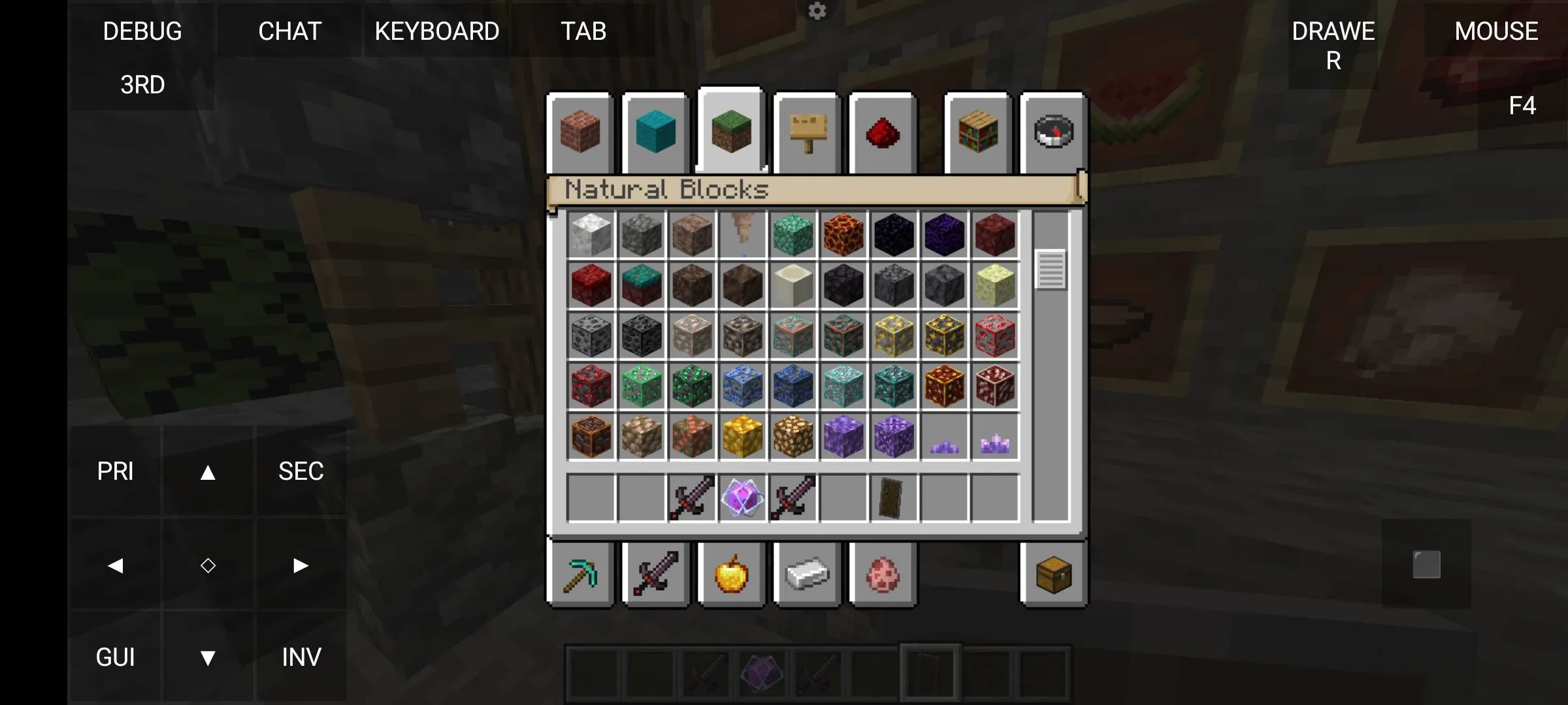 Cluster craft, Текстуры, Minecraft