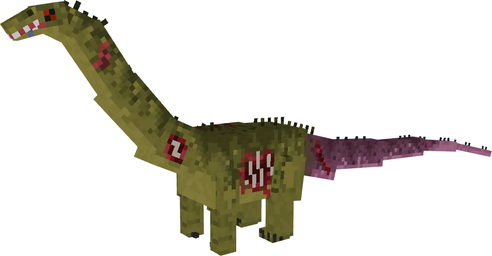Infected Sauropod - Fossils and Archeology Revival — скриншот 2 (Текстуры, Minecraft)