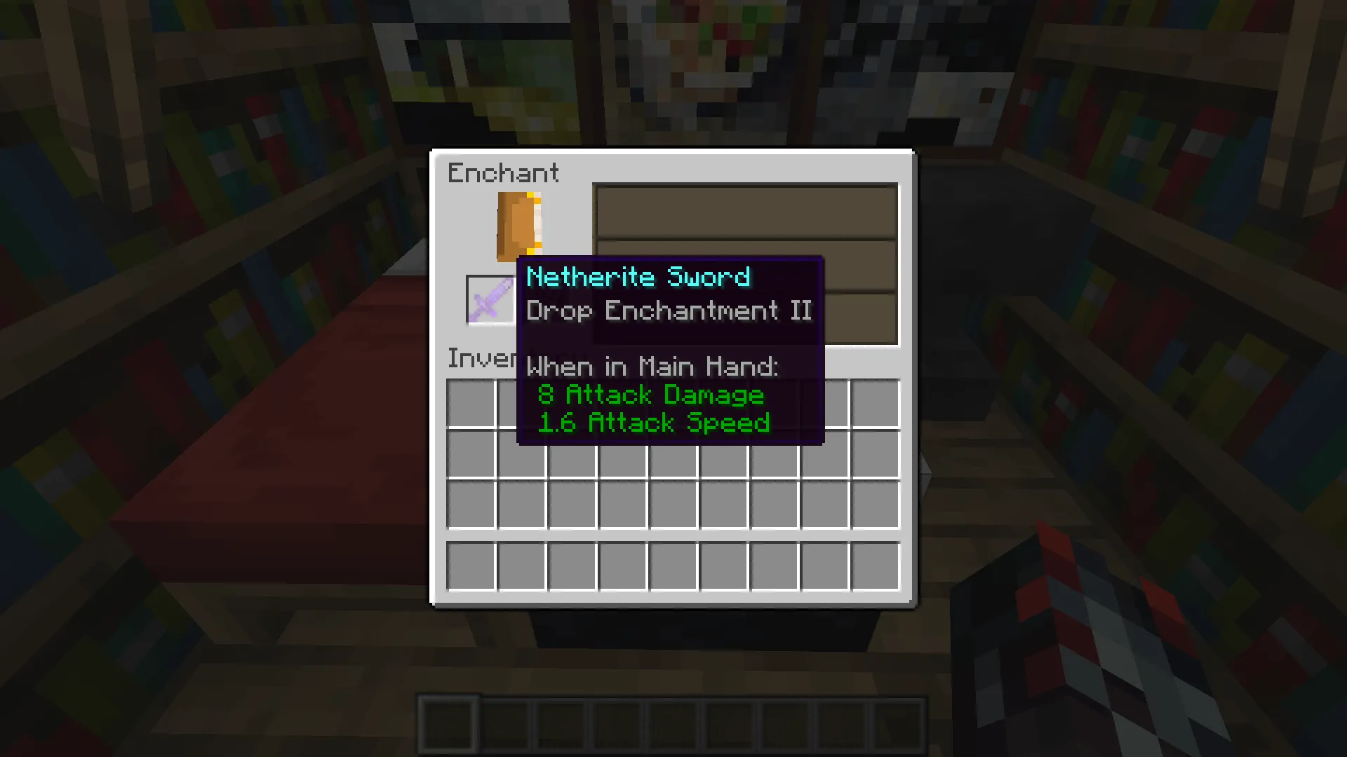 Enchantment Drop Enchant Book — скриншот 1 (Моды, Minecraft)