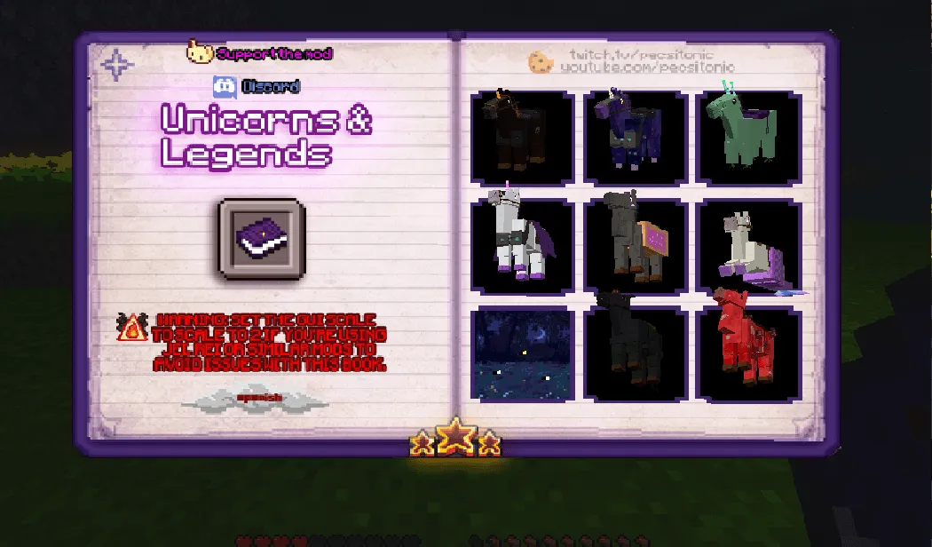 Unicorns & Legends: [1.20++,1.21++ Forge/neoforge], Моды, Minecraft