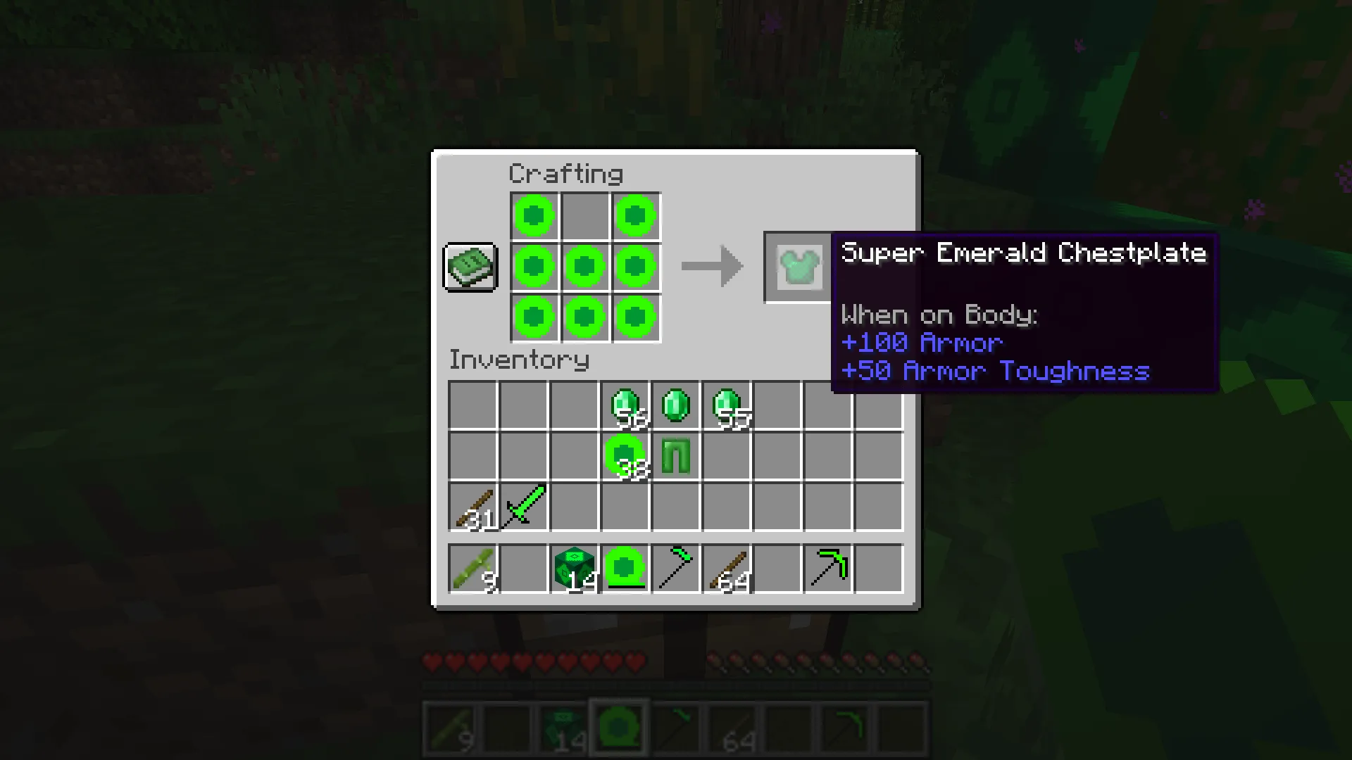 Emeralds and Emeralds forever — скриншот 4 (Моды, Minecraft)