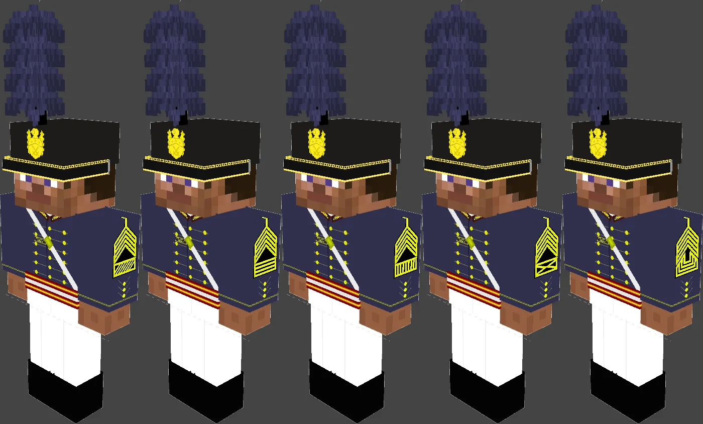 Expanded Military Cadet Uniforms — скриншот 3 (Моды, Minecraft)