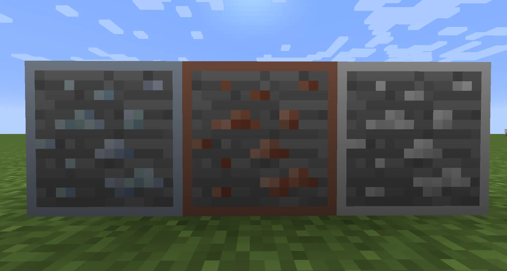 Ore Grids, Текстуры, Minecraft