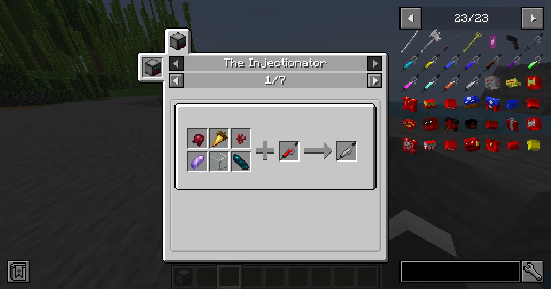Ahinaa's Heroes, Моды, Minecraft