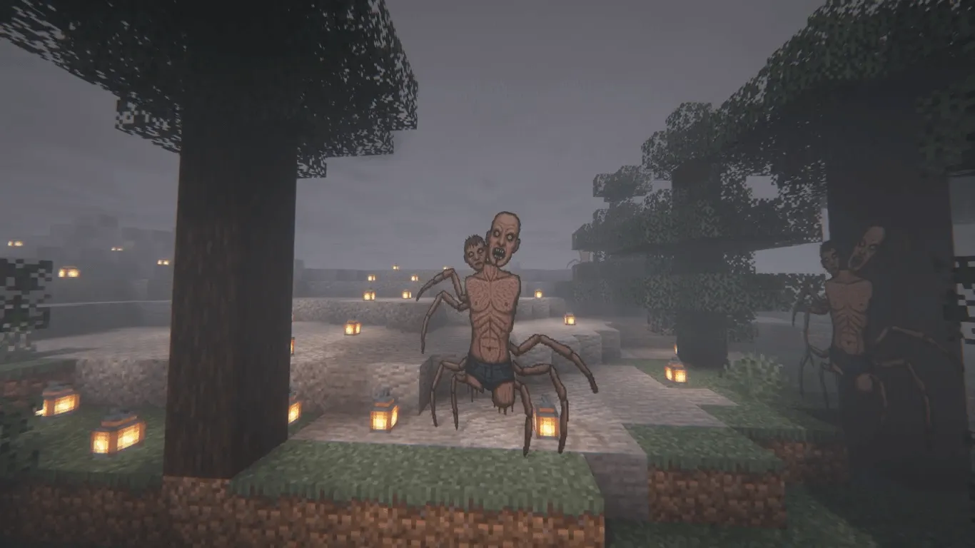 The Human Spider — скриншот 4 (Моды, Minecraft)