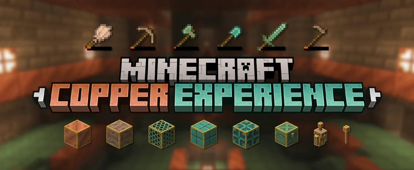 Copper Experience+ — скриншот 1 (Текстуры, Minecraft)
