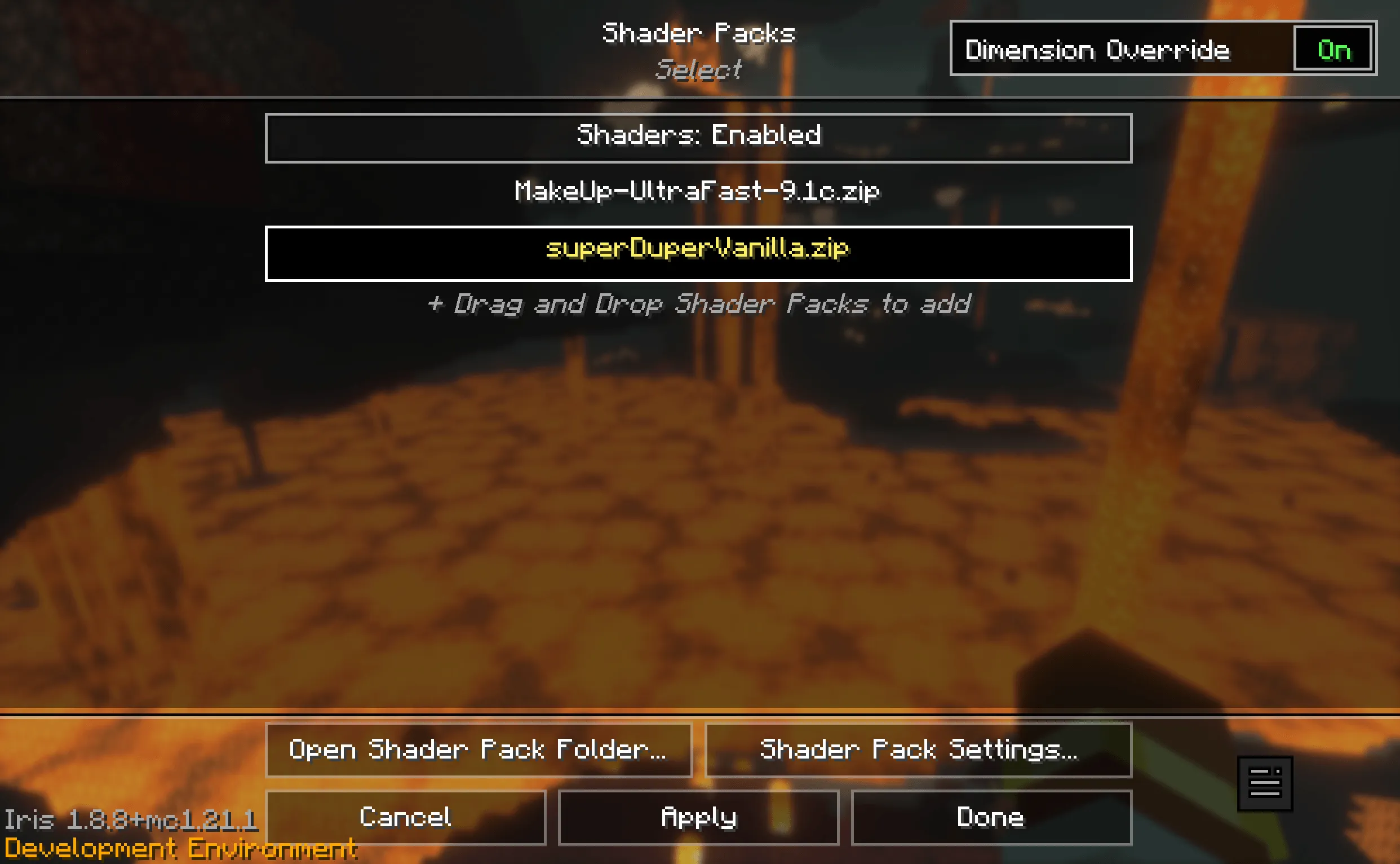 Iris Block Compat — скриншот 1 (Моды, Minecraft)