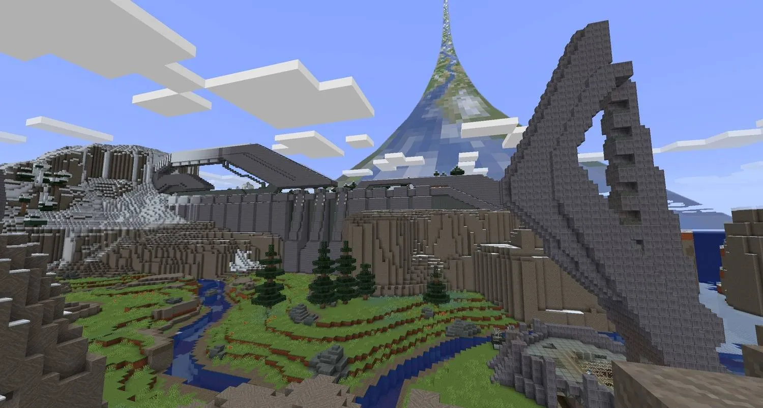 Halo Xbox 360 MashUp World — скриншот 4 (Карты, Minecraft)