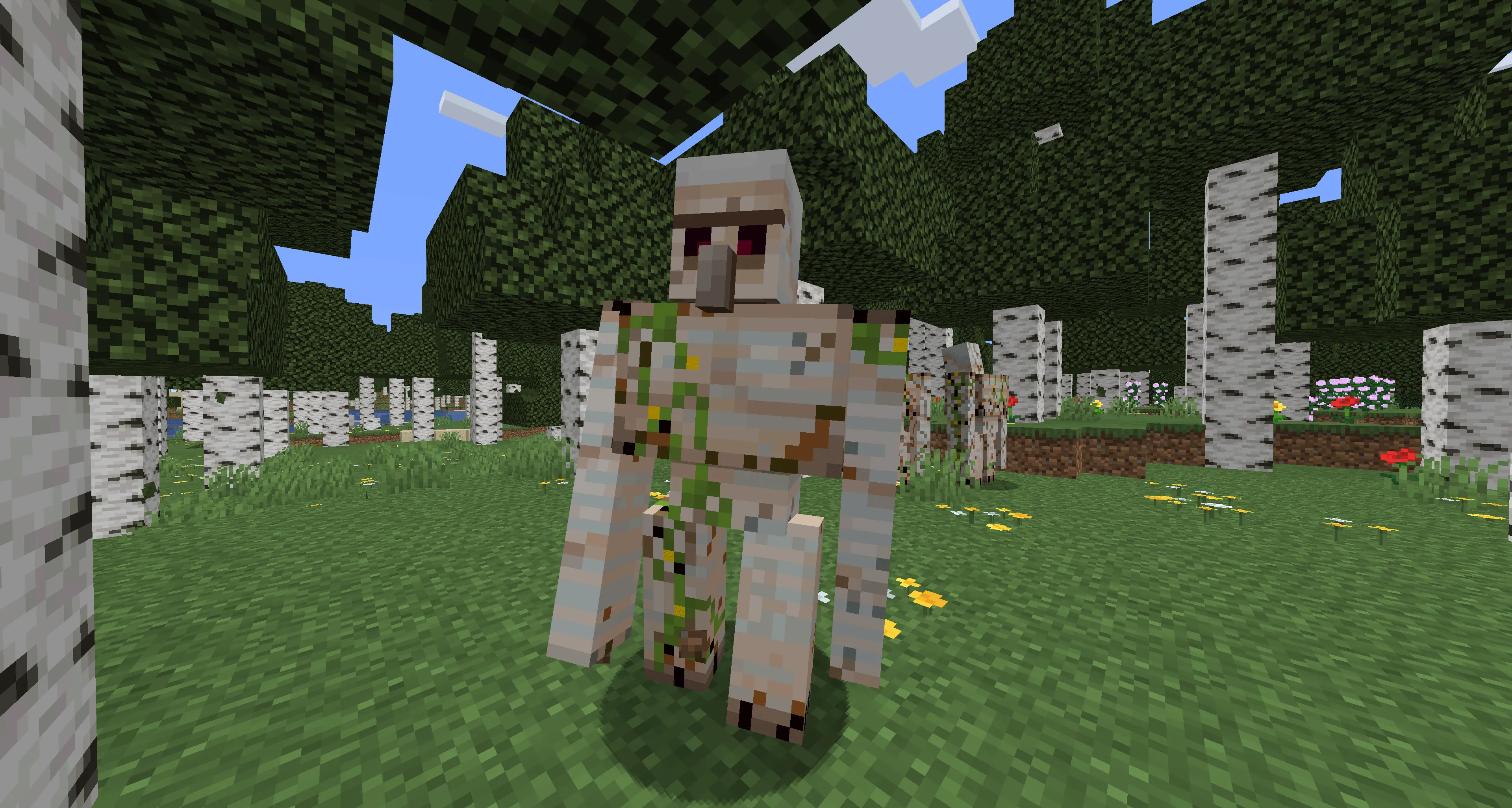 Iron Golem Eye Fix — скриншот 2 (Текстуры, Minecraft)