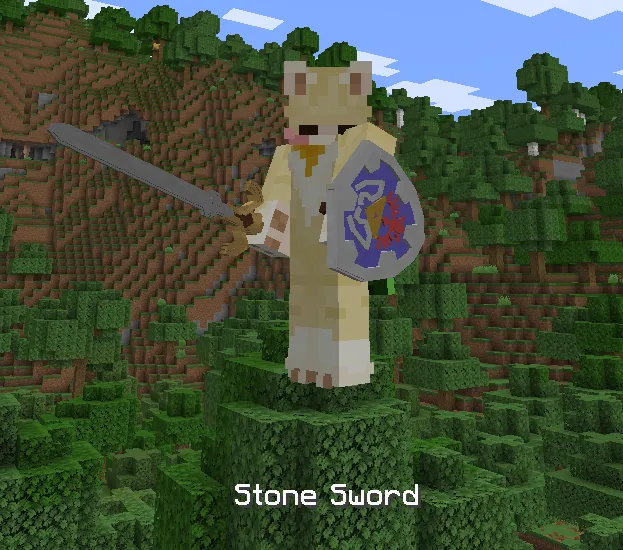 Distant Nostalgia! (a 3D swords/shield resource pack!) — скриншот 7 (Текстуры, Minecraft)
