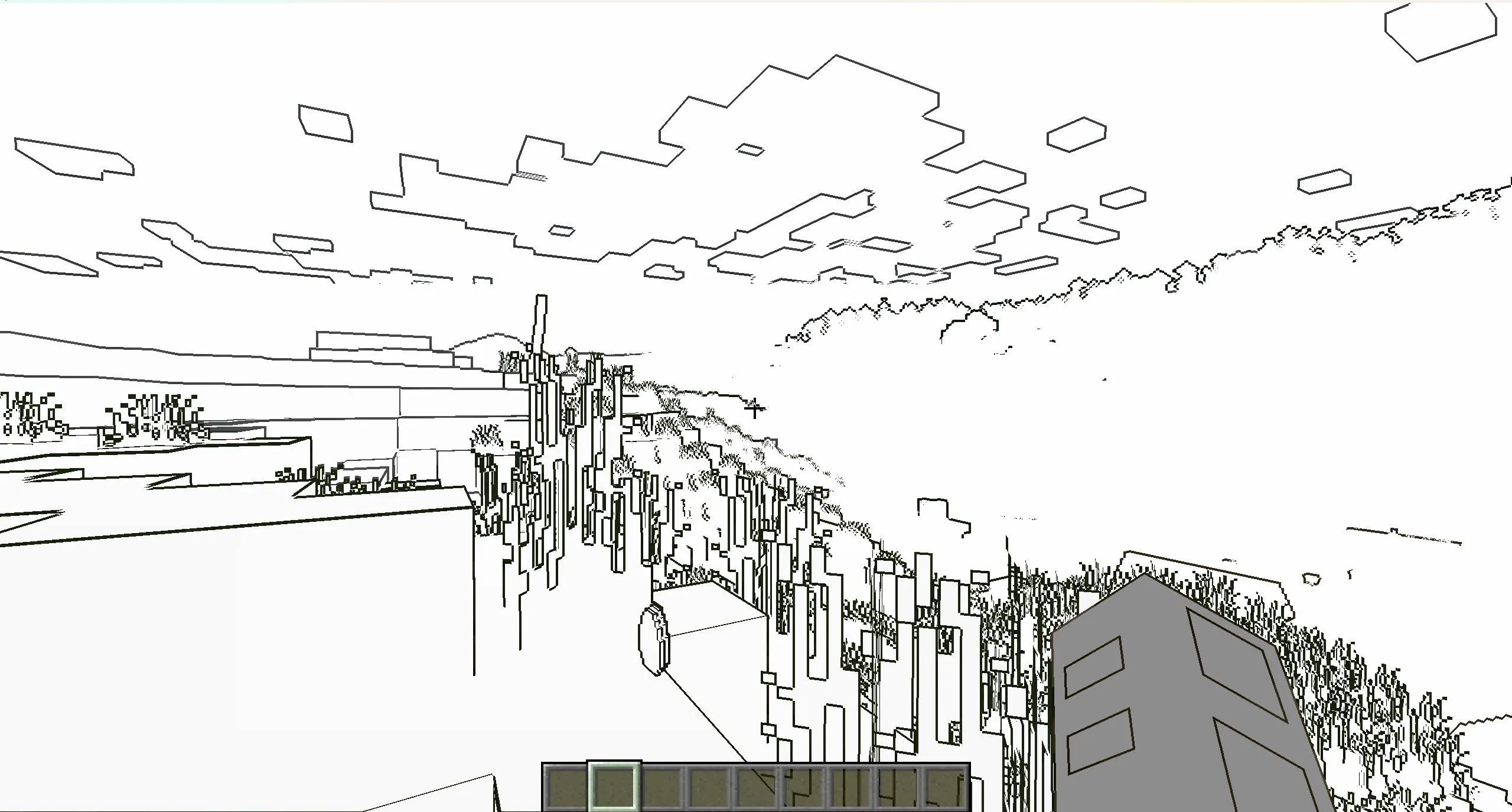 Outline Shader, Шейдеры, Minecraft