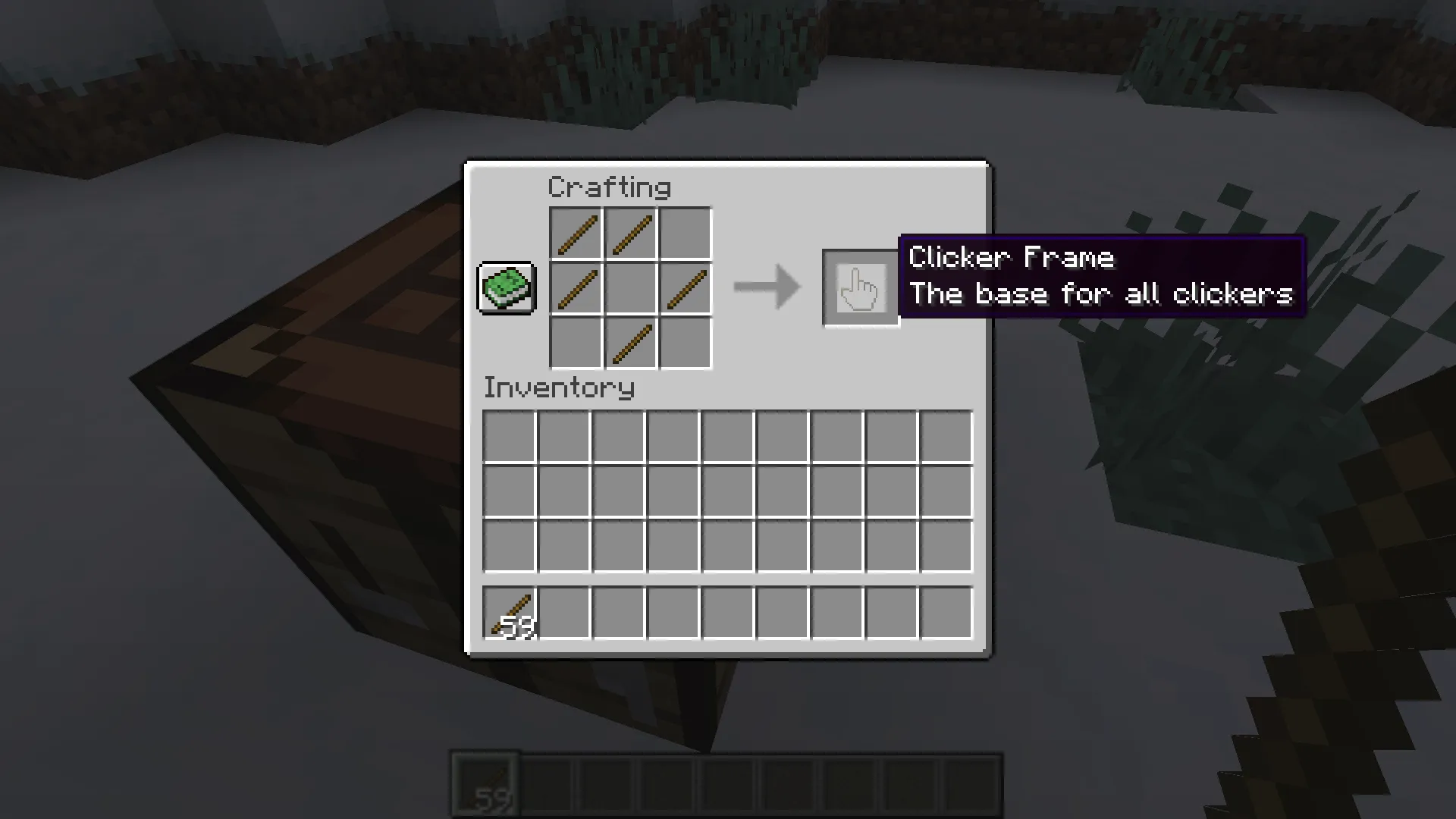 Clicker Weapons, Моды, Minecraft