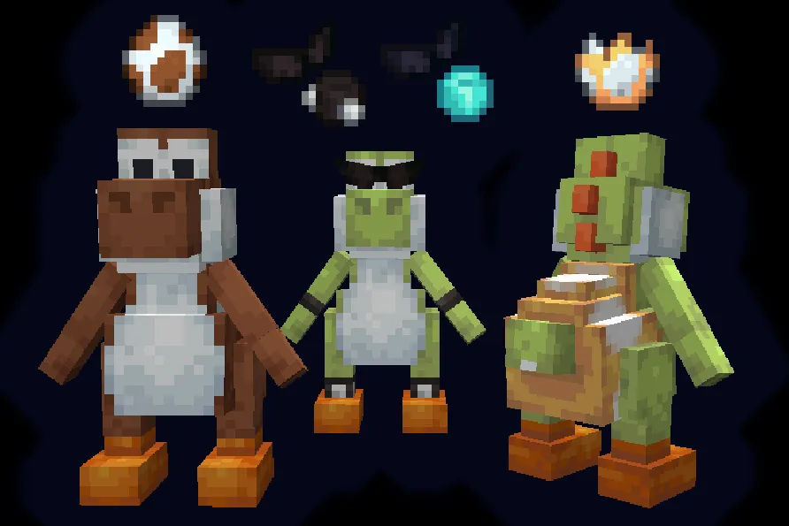 The Goombestiary (Super Mario), Текстуры, Minecraft