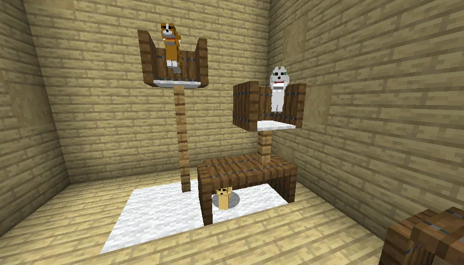 some cats and wild cats, Текстуры, Minecraft