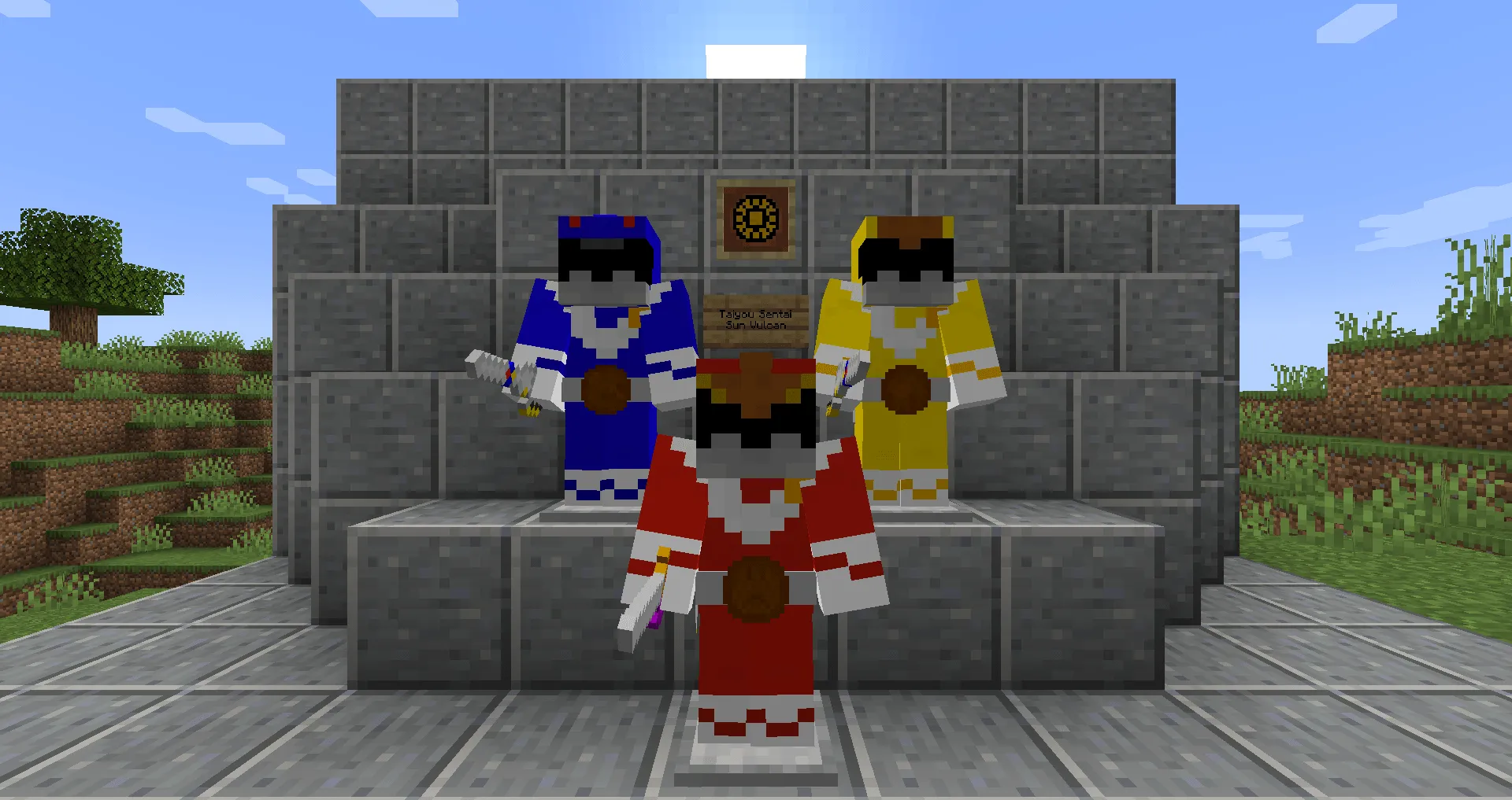 Super Sentai Craft, Моды, Minecraft