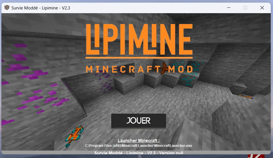 Lipimine, Моды, Minecraft