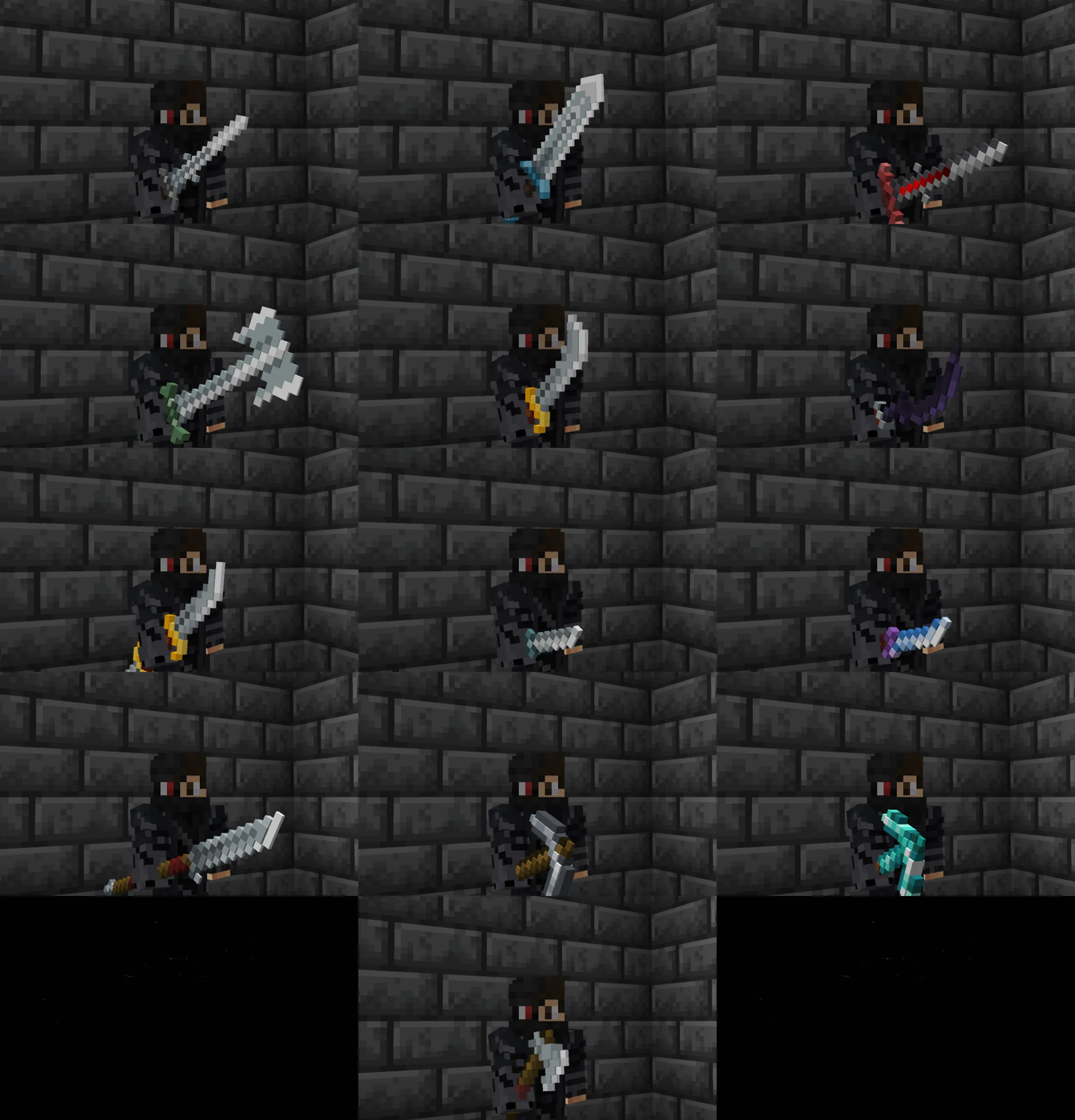 Dungeons Tools 3d, Текстуры, Minecraft