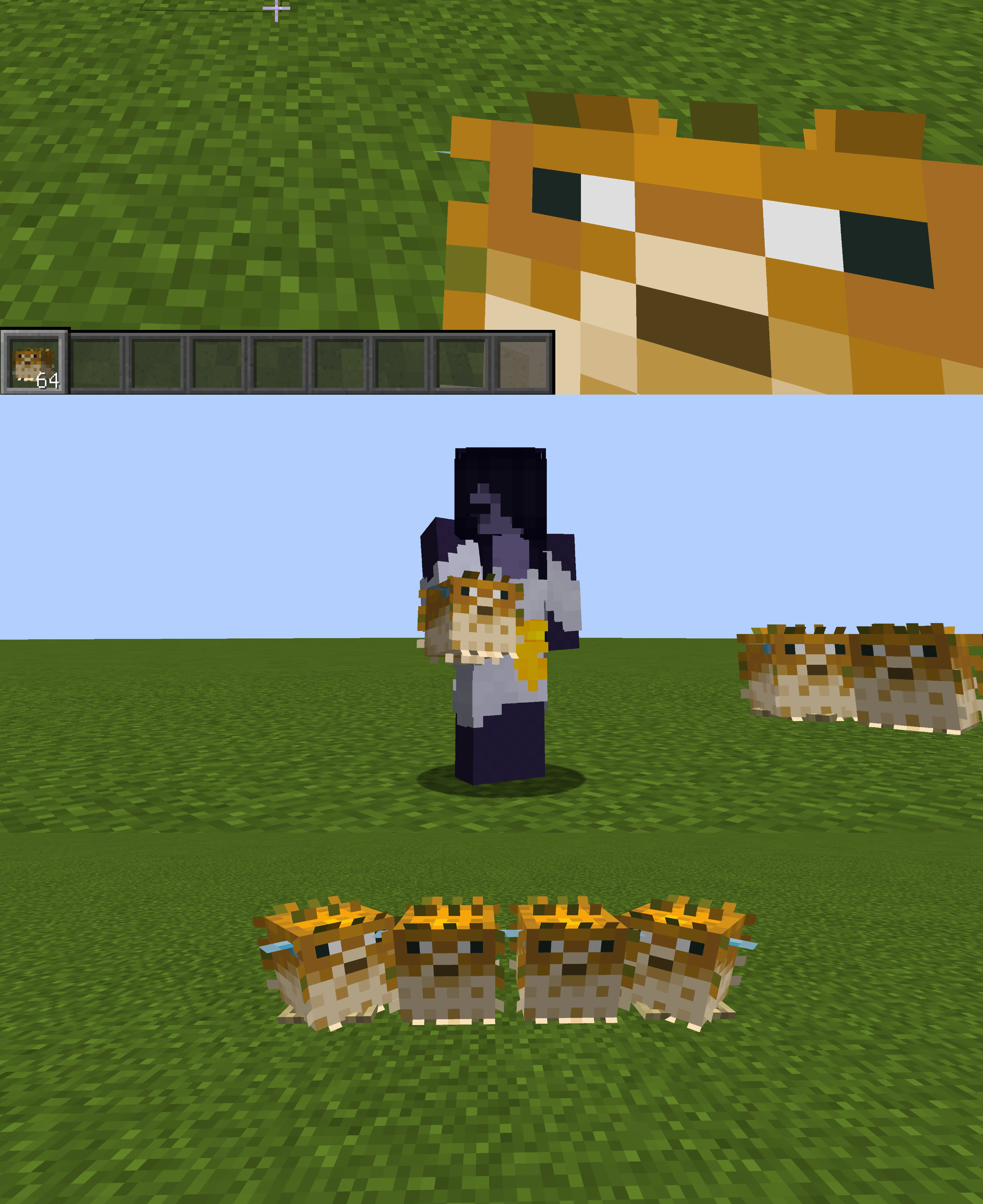 Pufferfish Item 3D — скриншот 1 (Текстуры, Minecraft)