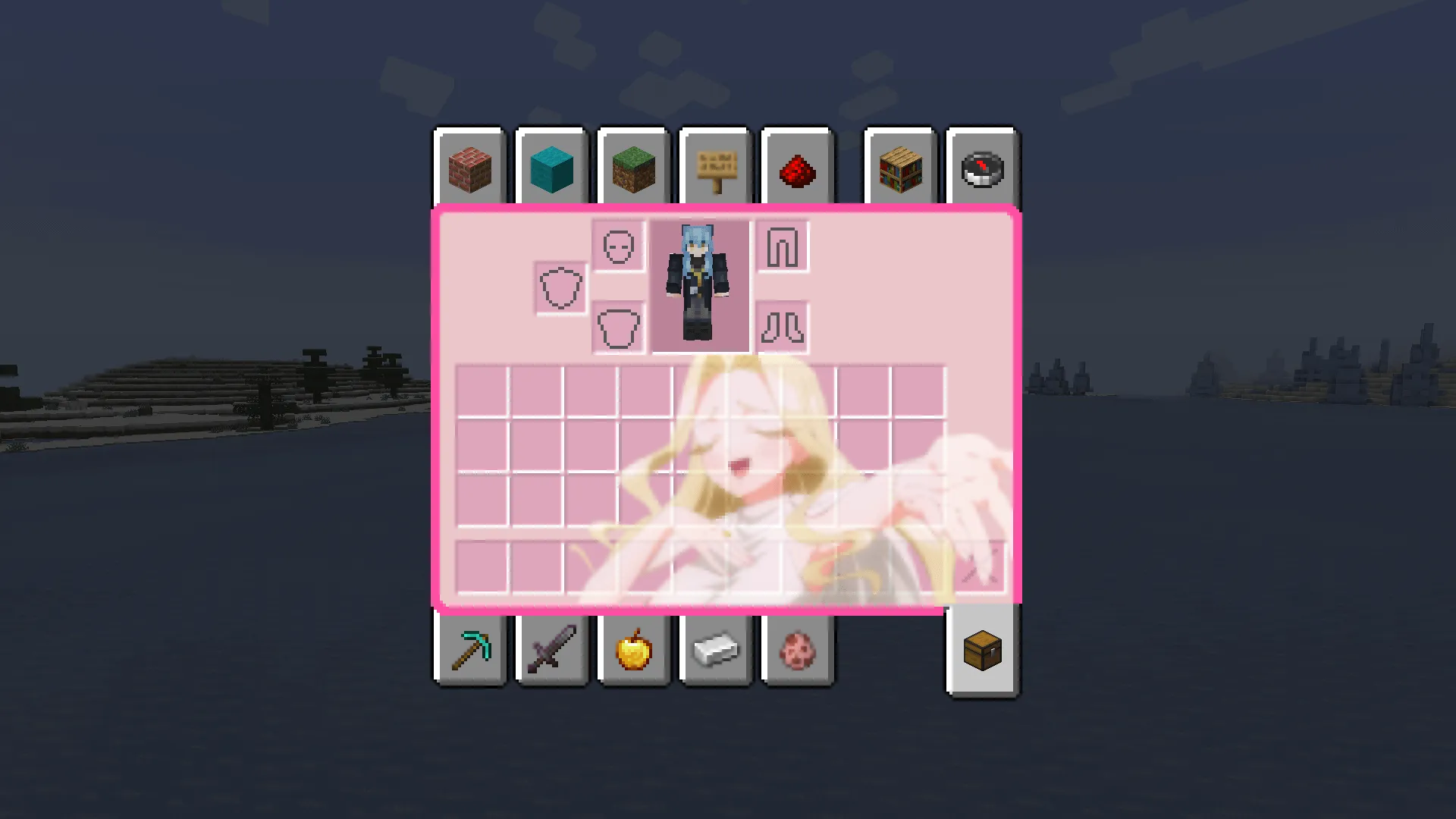 The 100 Girlfriends Who Really, Really, Really Love You GUI Pack, Текстуры, Minecraft