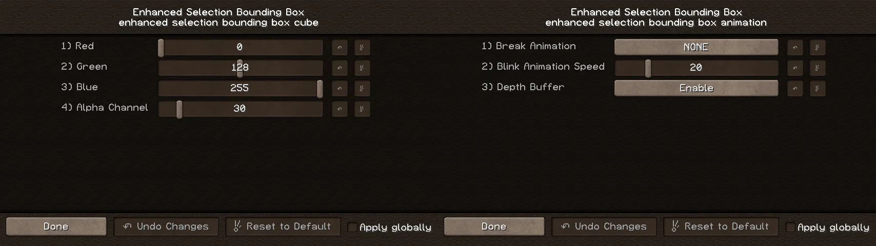 Enhanced Selection Bounding Box Mod, Моды, Minecraft