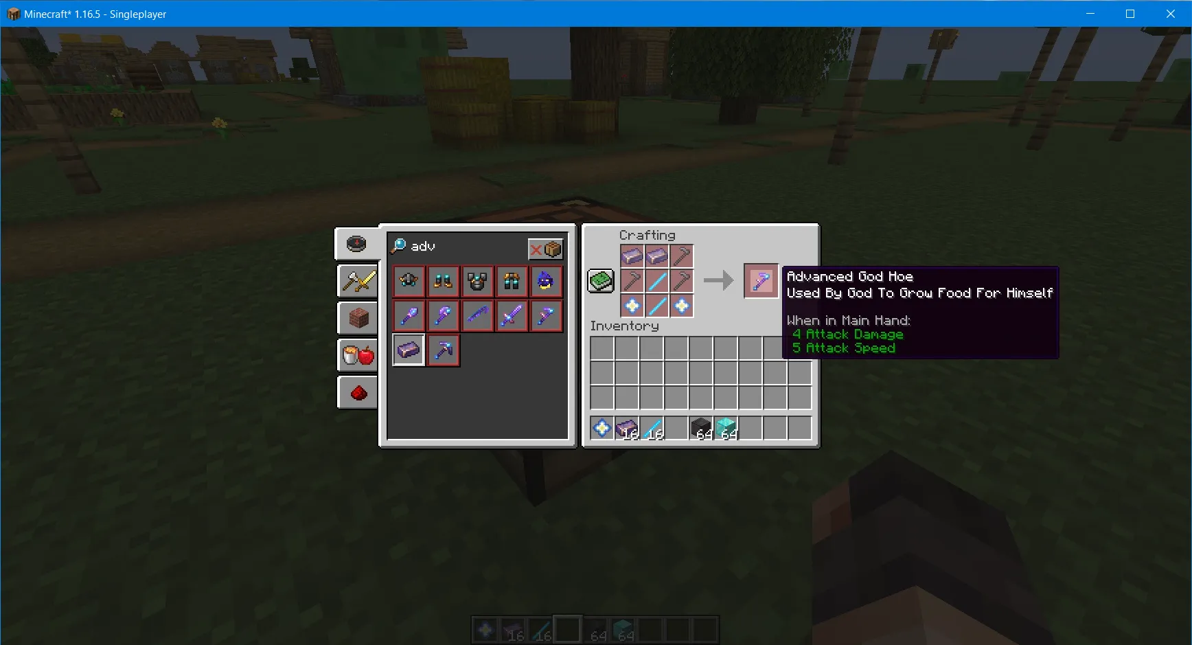 Advanced God Armour, Моды, Minecraft