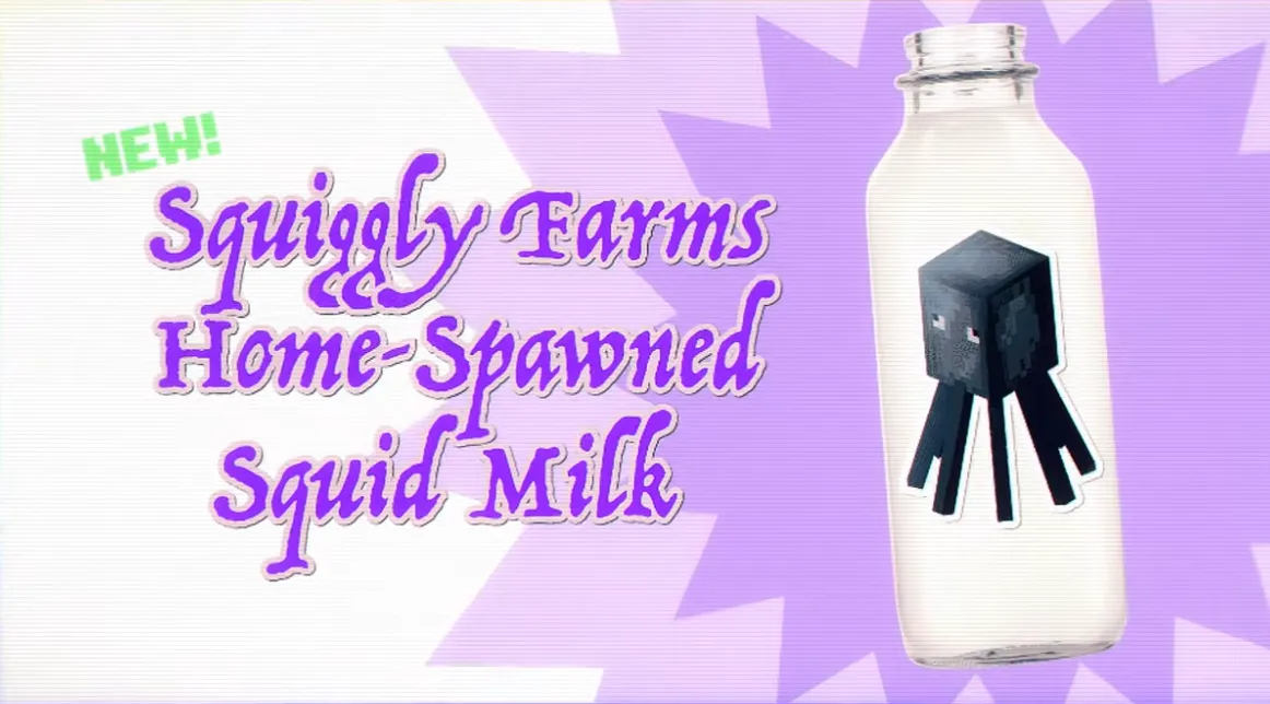 Squid Milking, Моды, Minecraft