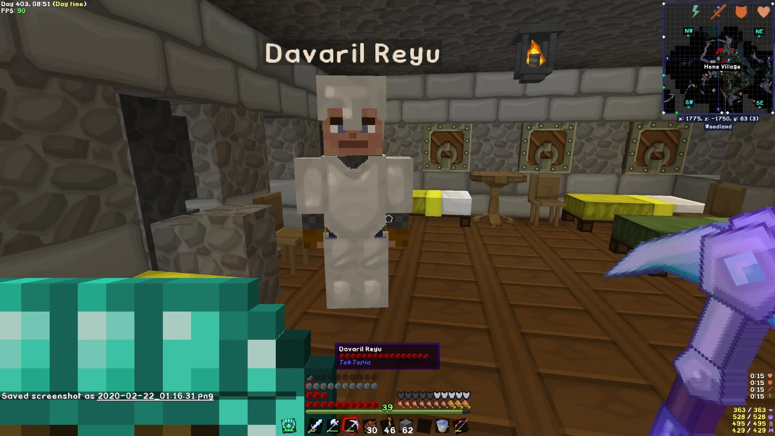 TekTopia No Schnoz, Текстуры, Minecraft
