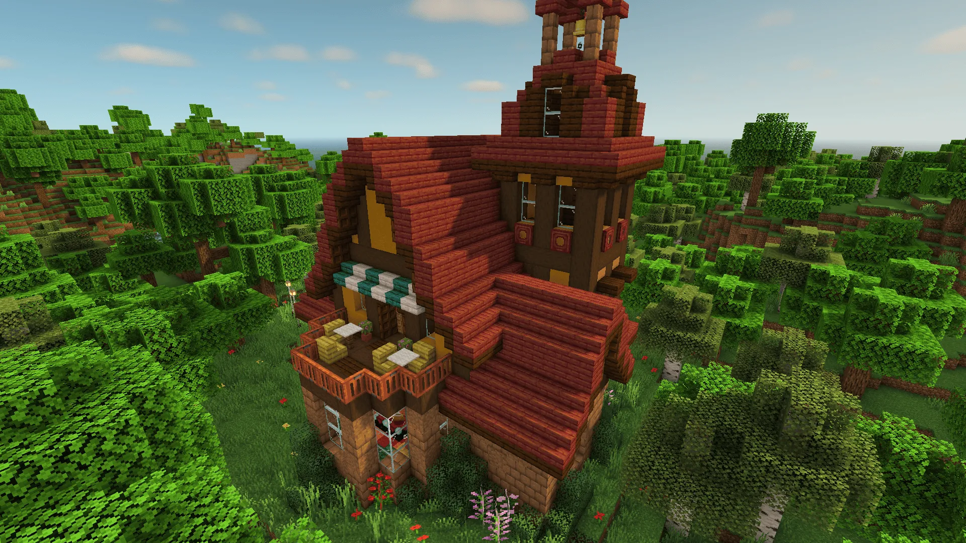 Red Bell Mansion — скриншот 7 (Карты, Minecraft)