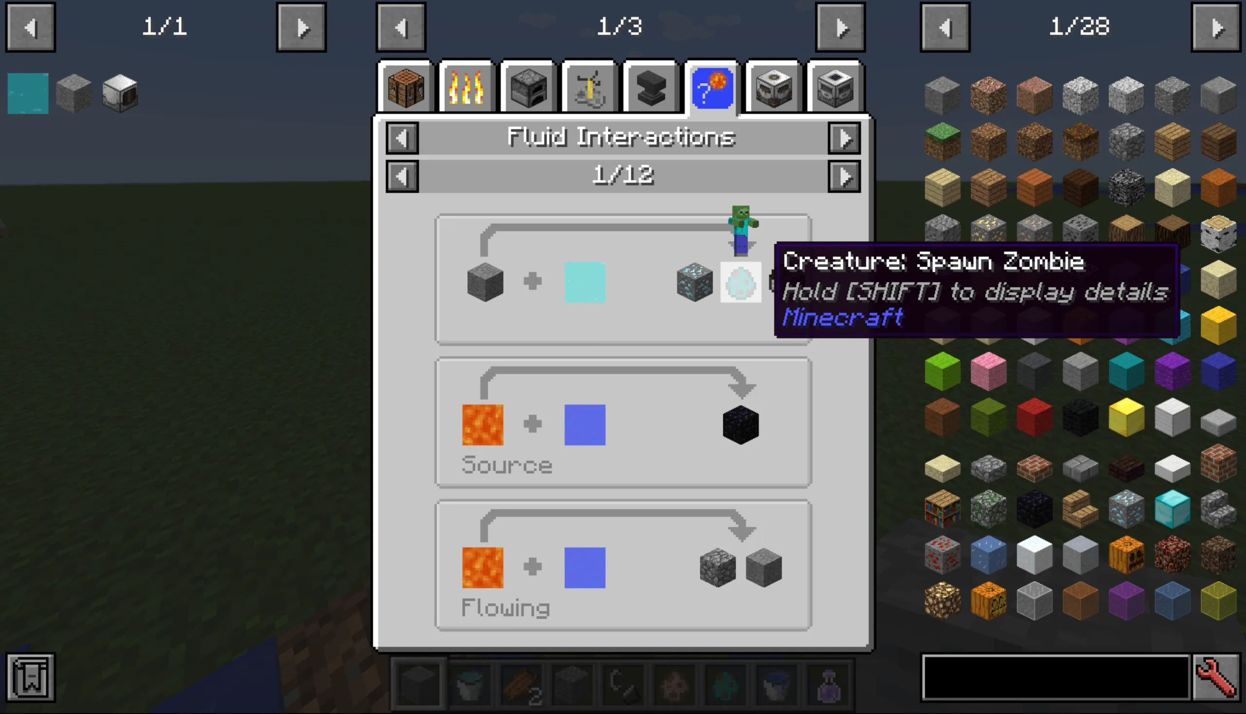 Fluid Interaction Tweaker, Моды, Minecraft
