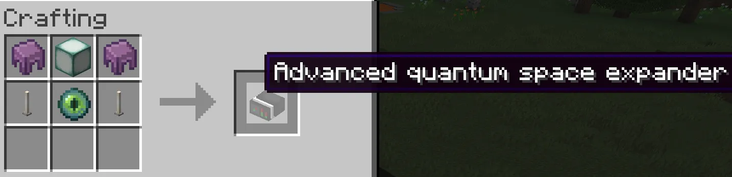 Everything bag, Моды, Minecraft