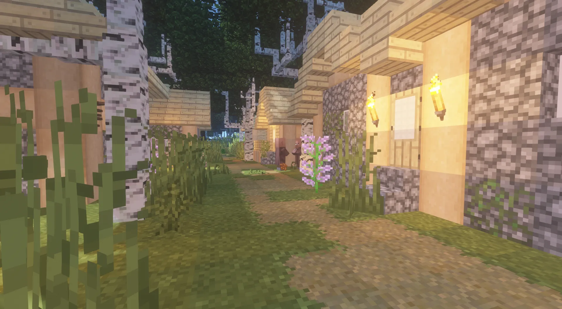 Purpura Skies: Covens & Cottages — скриншот 3 (Модпаки, Minecraft)