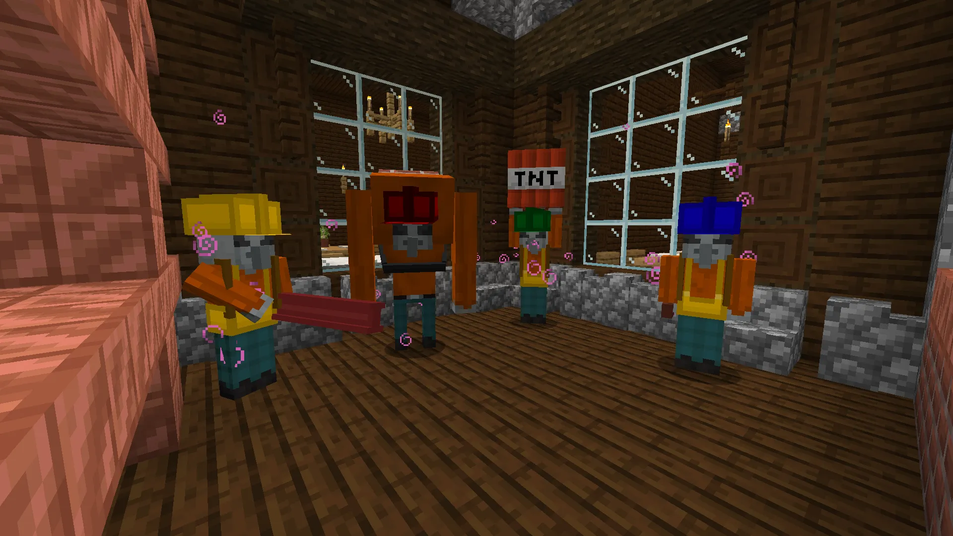 Illager and workers, Моды, Minecraft