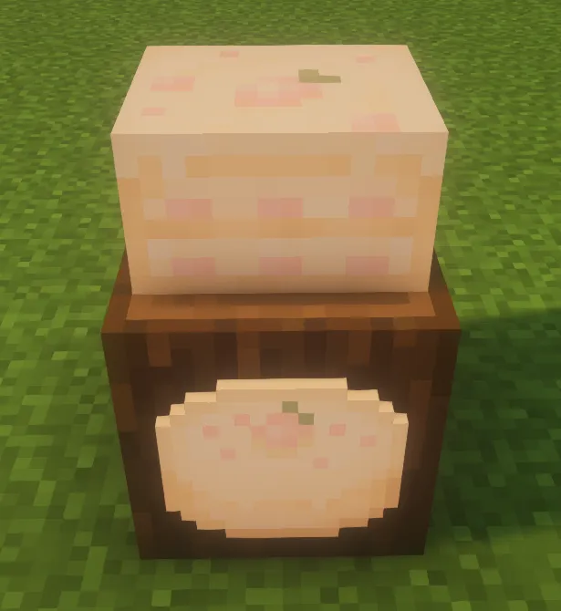 Cute Soft Strawberry Cake — скриншот 1 (Текстуры, Minecraft)