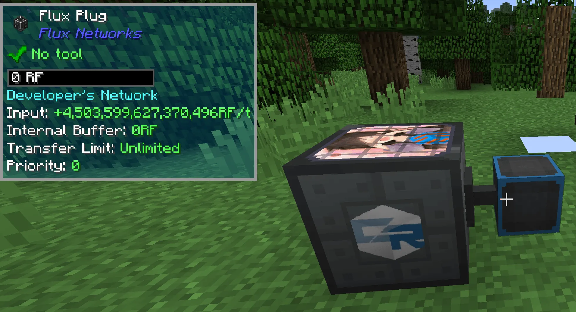 IC2+FluxNetworks fix energy limit — скриншот 1 (Моды, Minecraft)