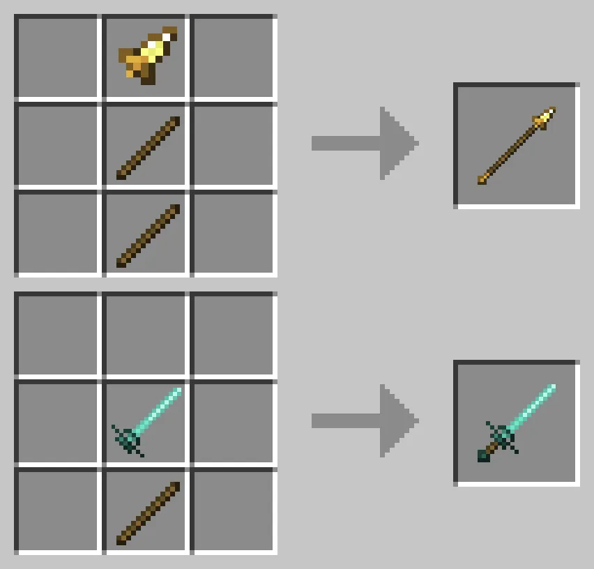 BladeCasting, Моды, Minecraft