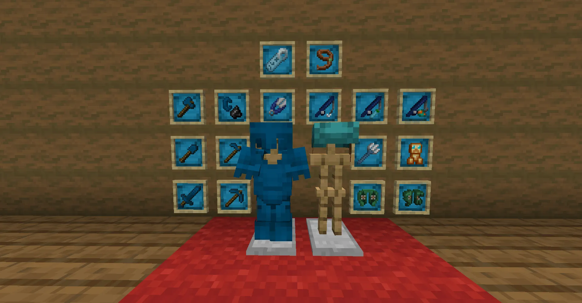 Poptartmario's Blue Resource Pack, Текстуры, Minecraft