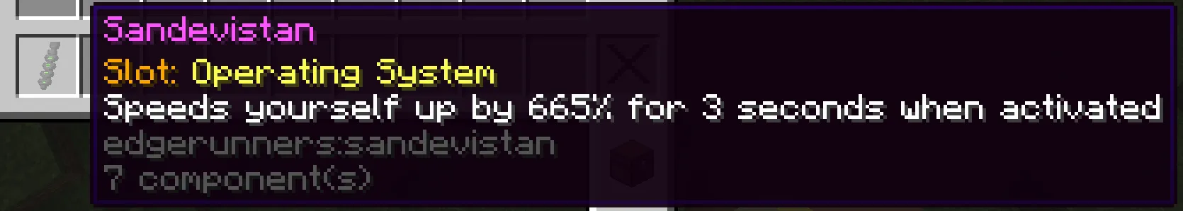Edge Runner Cyberware — скриншот 9 (Моды, Minecraft)