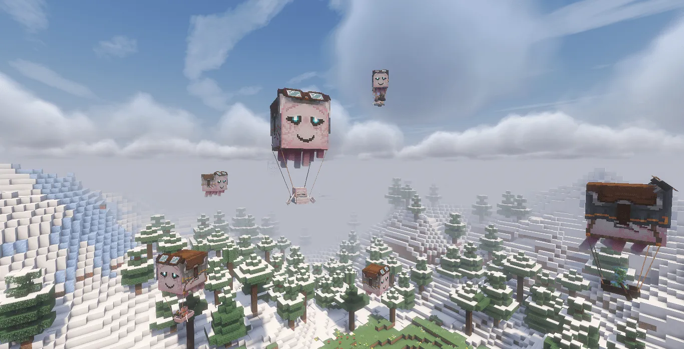 NOT SO HAPPY GHASTS, Текстуры, Minecraft