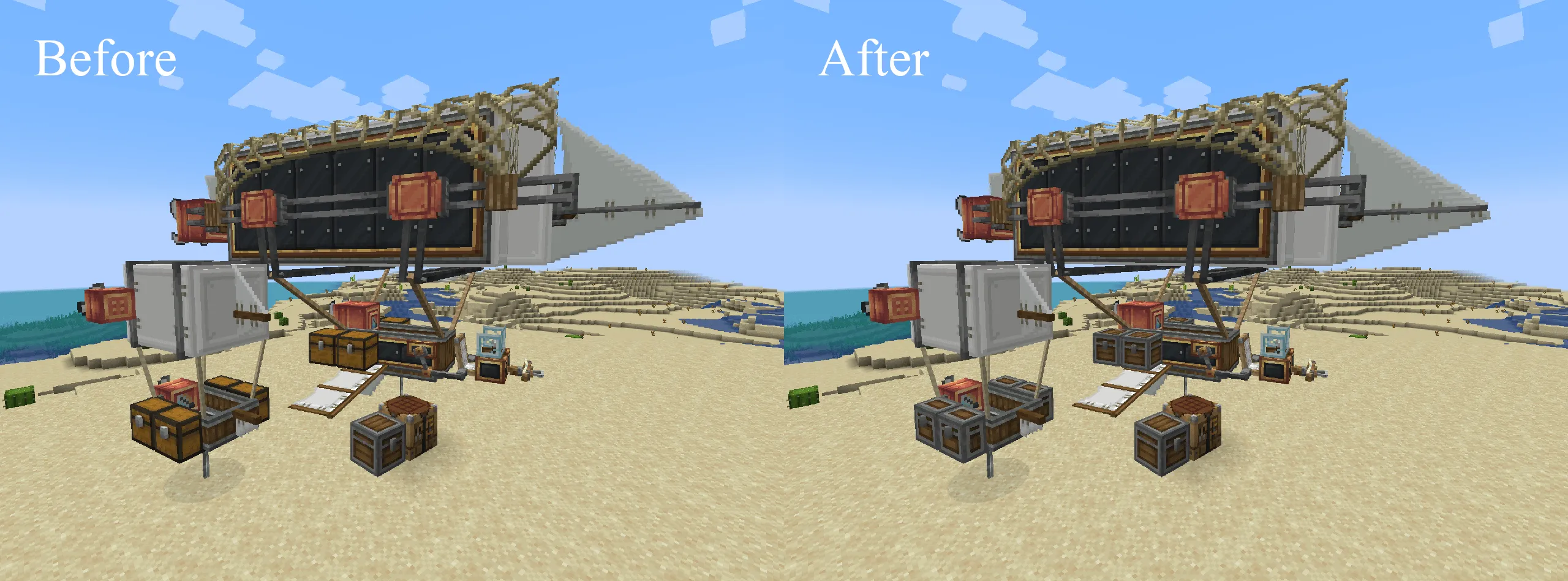 Create Immersive Aircrafts Andesite Chests Compat — скриншот 1 (Текстуры, Minecraft)
