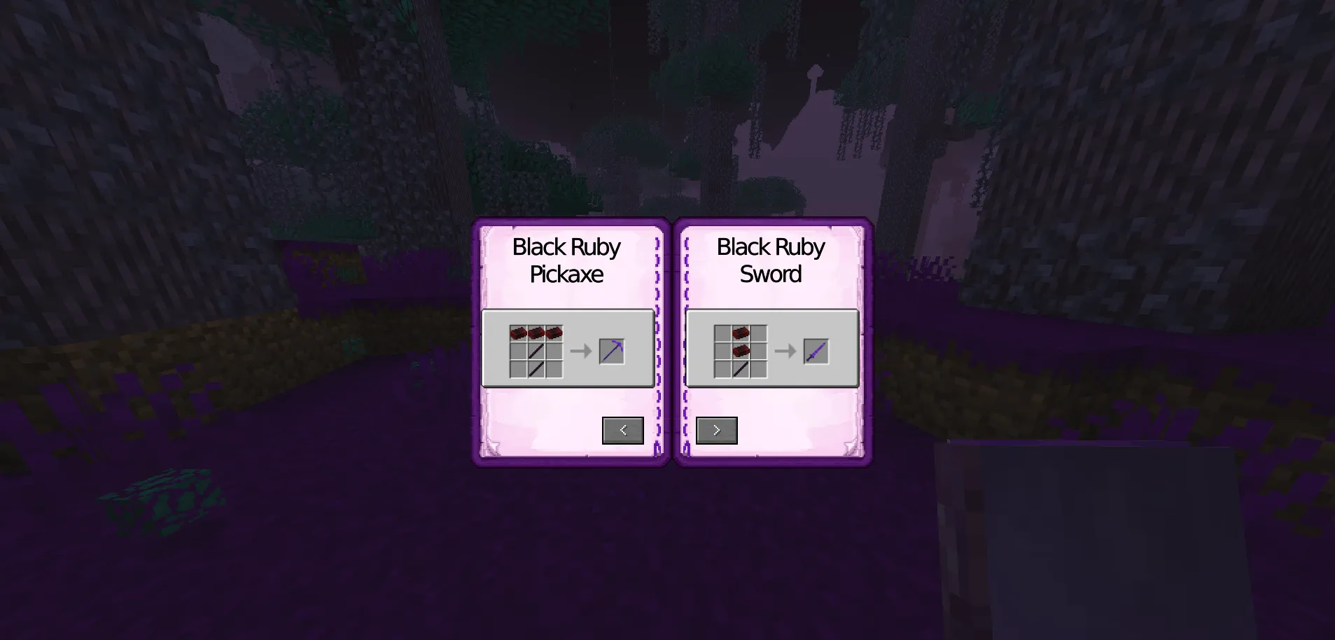 Precious Gems & The Middle Dimension, Моды, Minecraft