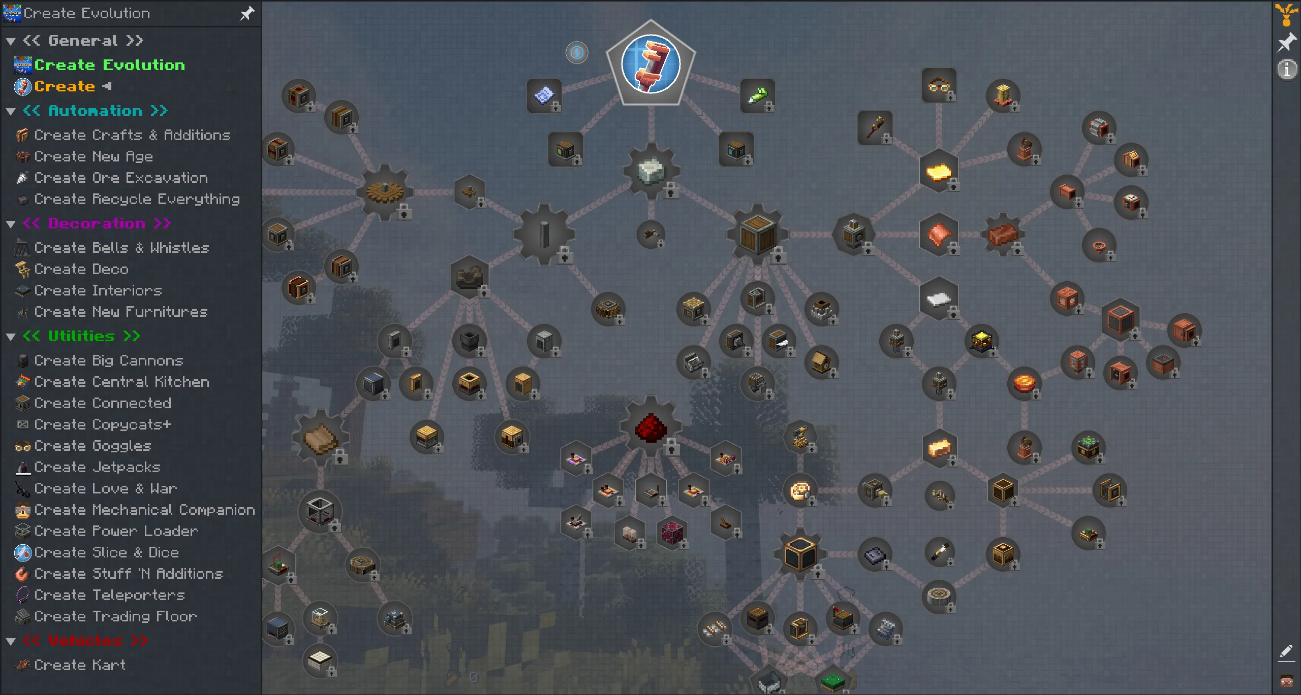 Create Evolution - With Create 6.0 and Quests! | +35 Create Addons, Модпаки, Minecraft