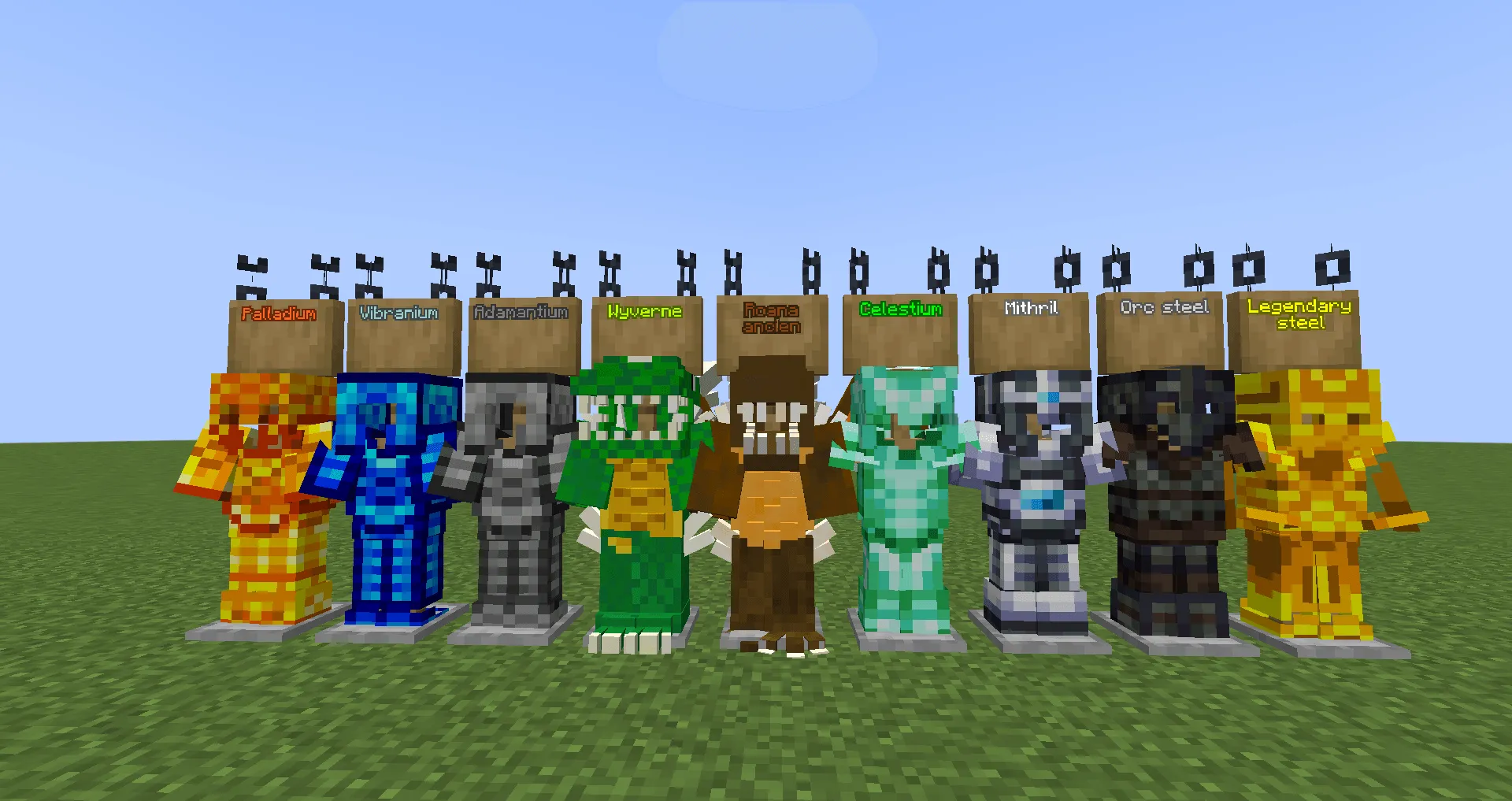 Andaria, Моды, Minecraft