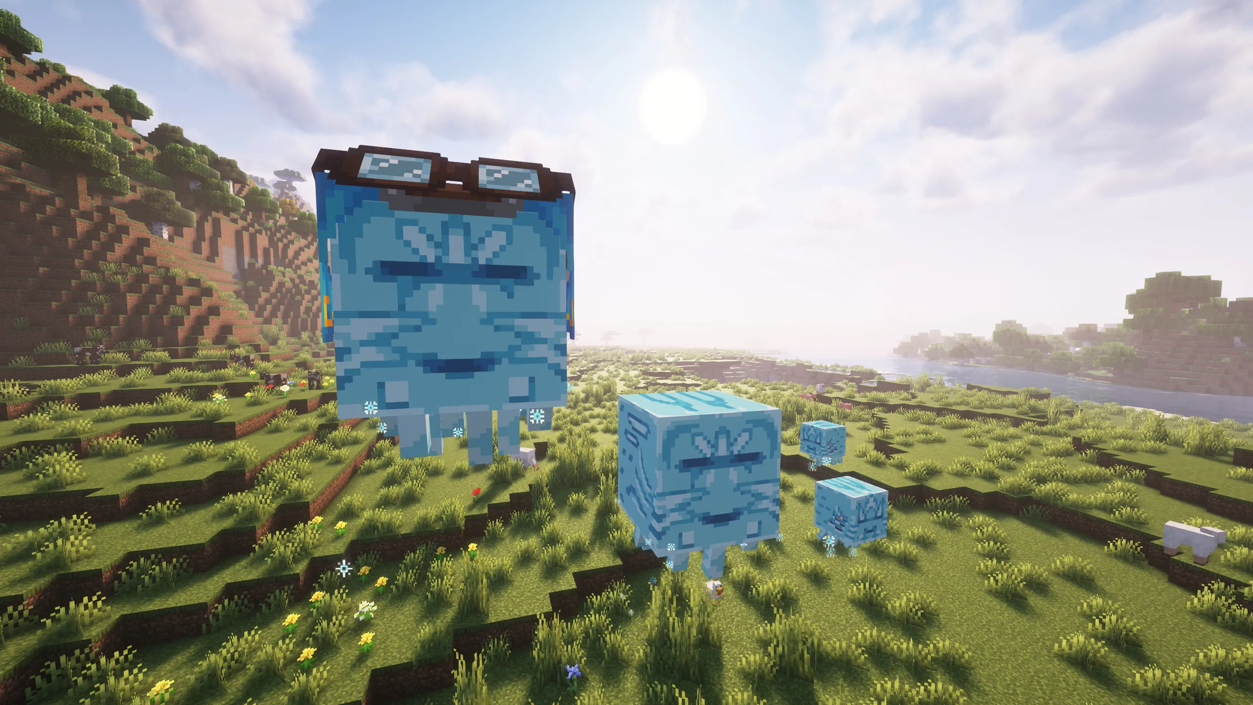 Freeze the Happy Ghasts — скриншот 5 (Моды, Minecraft)