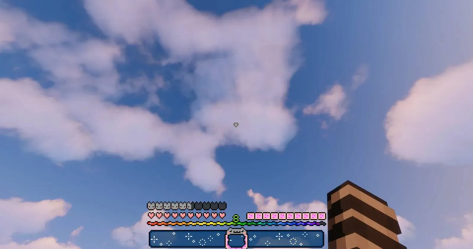 Luvstar's Nyan Cat Hotbar — скриншот 1 (Текстуры, Minecraft)