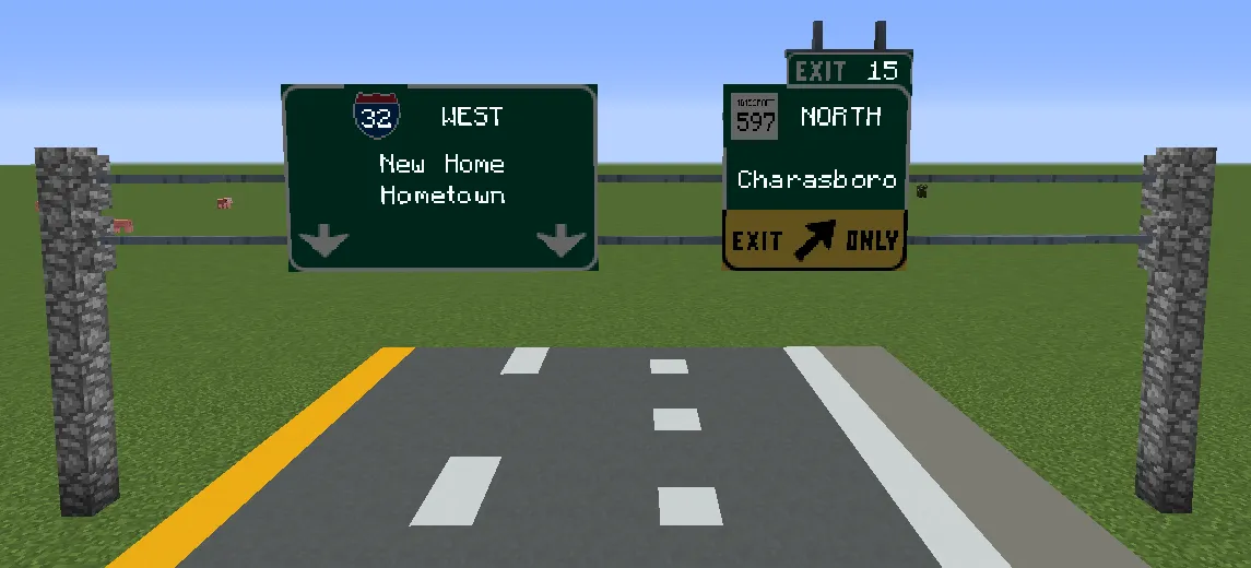 Chara's Sign Pack — скриншот 4 (Аддоны, Minecraft)