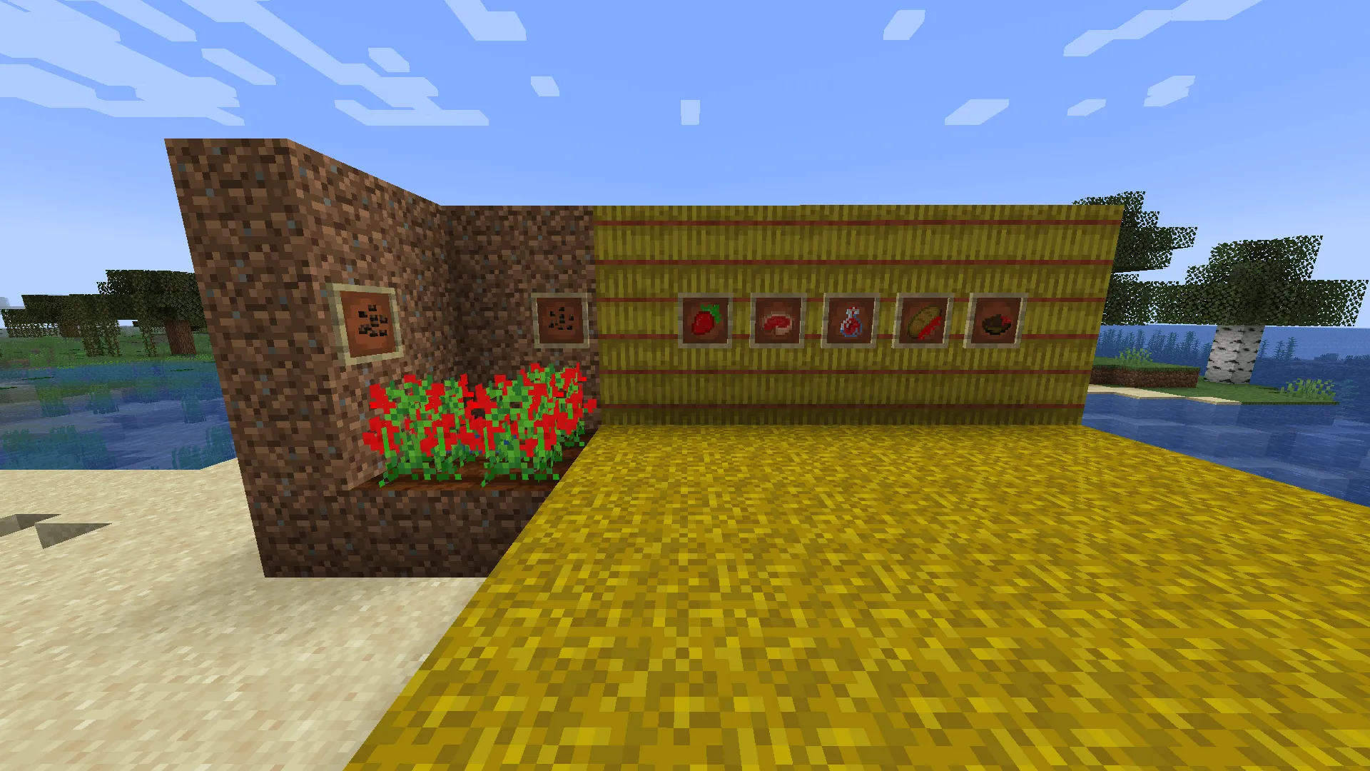 Strawberries & more — скриншот 1 (Моды, Minecraft)